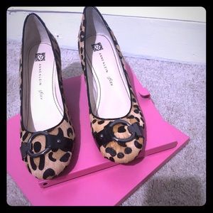 Anne Klein Cheetah “Pony hair” Pumps